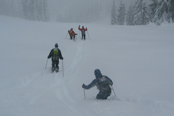 Going down less than 30 degree slope was just...going down.