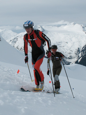 Peter leading a Spaniard Kilian Jornet on his way to win the High Range Classic race at Whistler in 2007. Since then there were few people that beat Kilian again.