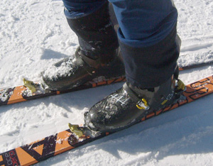 Pierre Gignoux carbon boots and Ski Trab carbon skis. Who's are they?