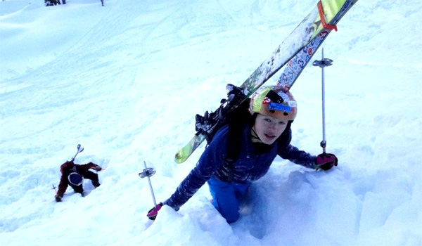 skimo racing clinic in Nelson