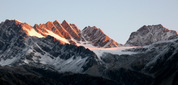 Rogers Peak and Swiss Peak morning light