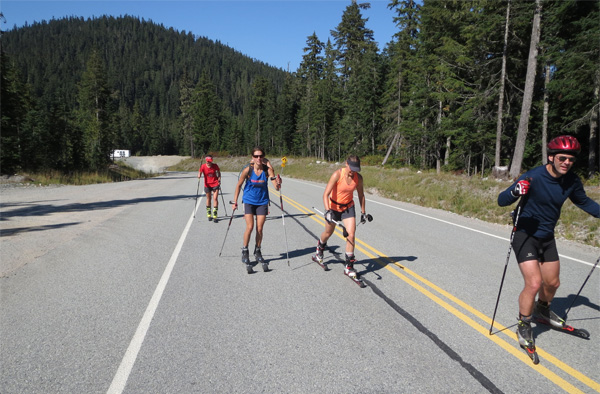 Summer skimo skinning - over the hills and far away.