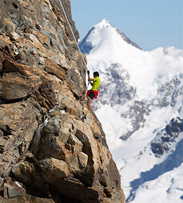 Kilian somewhere high on Matterhorn. (Uknown photo credit.)