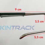 These add up to 18 cm for one end, so 36 cm in total. I went with 4 cm extra to account for the curves and curls. It worked perfectly.
