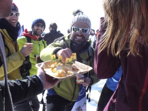 Cheese-mania on the summit of Grand Mont