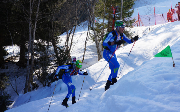 Lenzi and Eydalin are continuing the rish Italian history of super strong skimo teams.