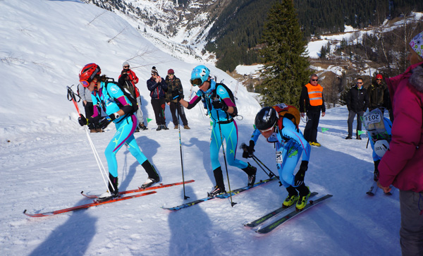 The top two women's teams were neck and neck today.