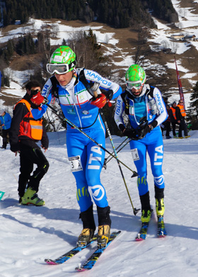 Michele Boscacci with Robert Antonioli came in 4th today. Photo by Andrea Kuba.