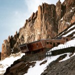 Huts are all over the place and much more well equipped! Argentiere, France.