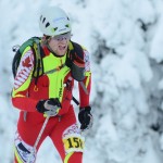 Peter Knight skiing to victory at the Whitefish Whiteout. Peter Knight Instagram.