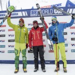 Men's Font Blanca Individual World Cup Podium. ISMF Photo