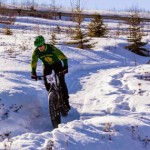 This last winter, due to living in flat Edmonton, Peter rode his fat bike a lot as means of training for skimo.
