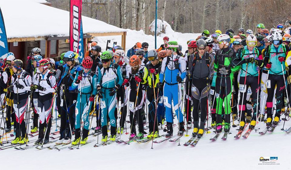 Close to 130 athletes lined up for individual race at Sunlight Mountain, Colorado.