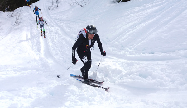 Kilian looking comfortable while putting the hammer down.