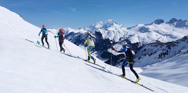 Third climb today provided fine Mont Blanc views!