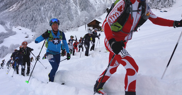 Scott enjoying his debut at Pierra Menta.