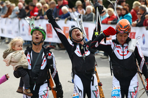 Athletes arriving in Verbier. Photo by PDG.