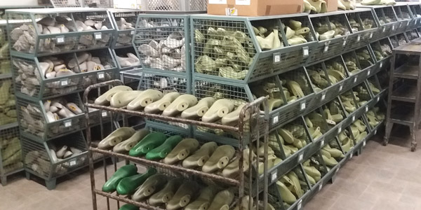Arguably the most valuable asset for any shoe manufacturer are the molds.